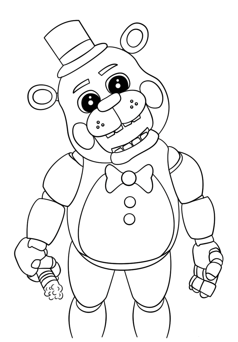 26 Spooky Five Nights At Freddy's Coloring Pages Printable 29