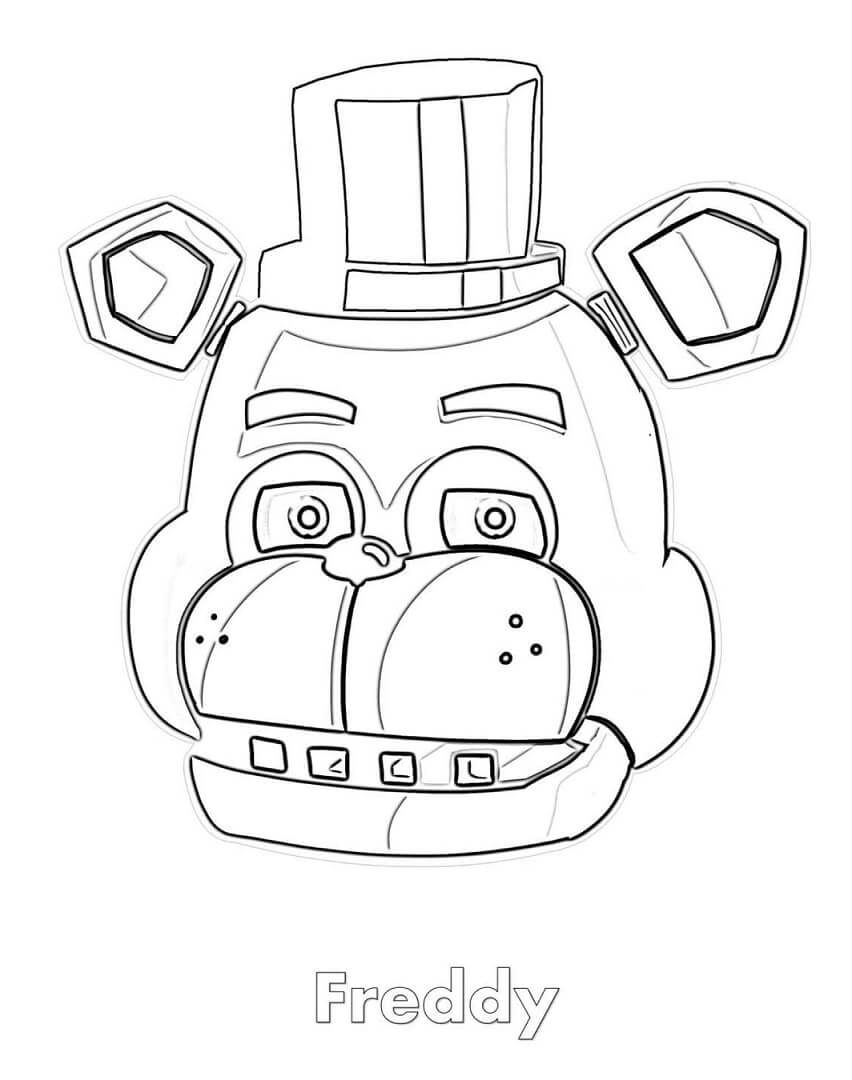 26 Spooky Five Nights At Freddy's Coloring Pages Printable 32