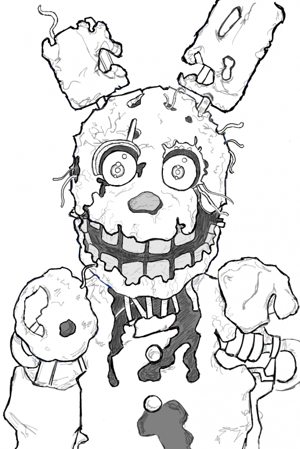 26 Spooky Five Nights At Freddy's Coloring Pages Printable 35