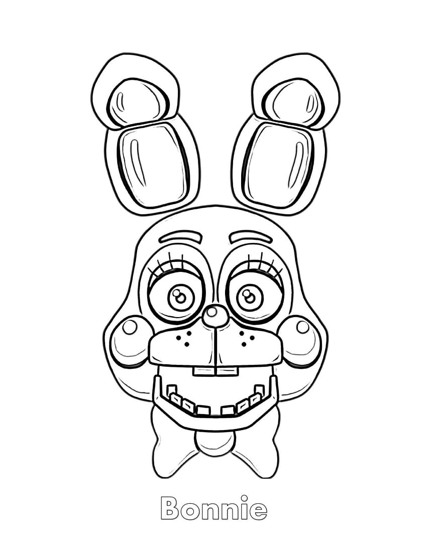 26 Spooky Five Nights At Freddy's Coloring Pages Printable 6