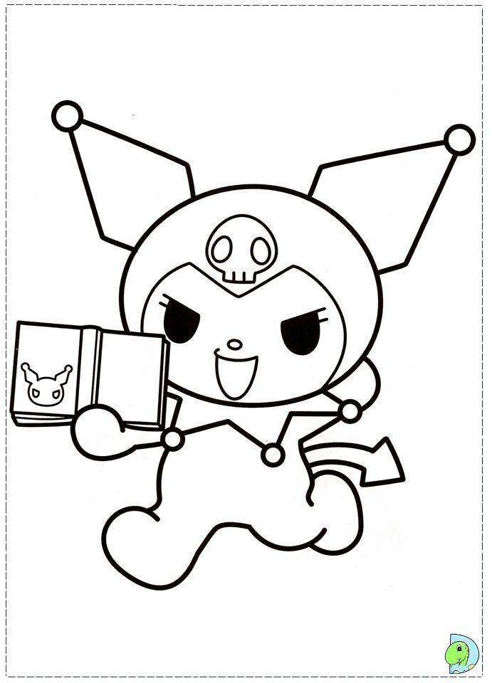 28 Cinnamon Roll and Kuromi Coloring Pages Printable