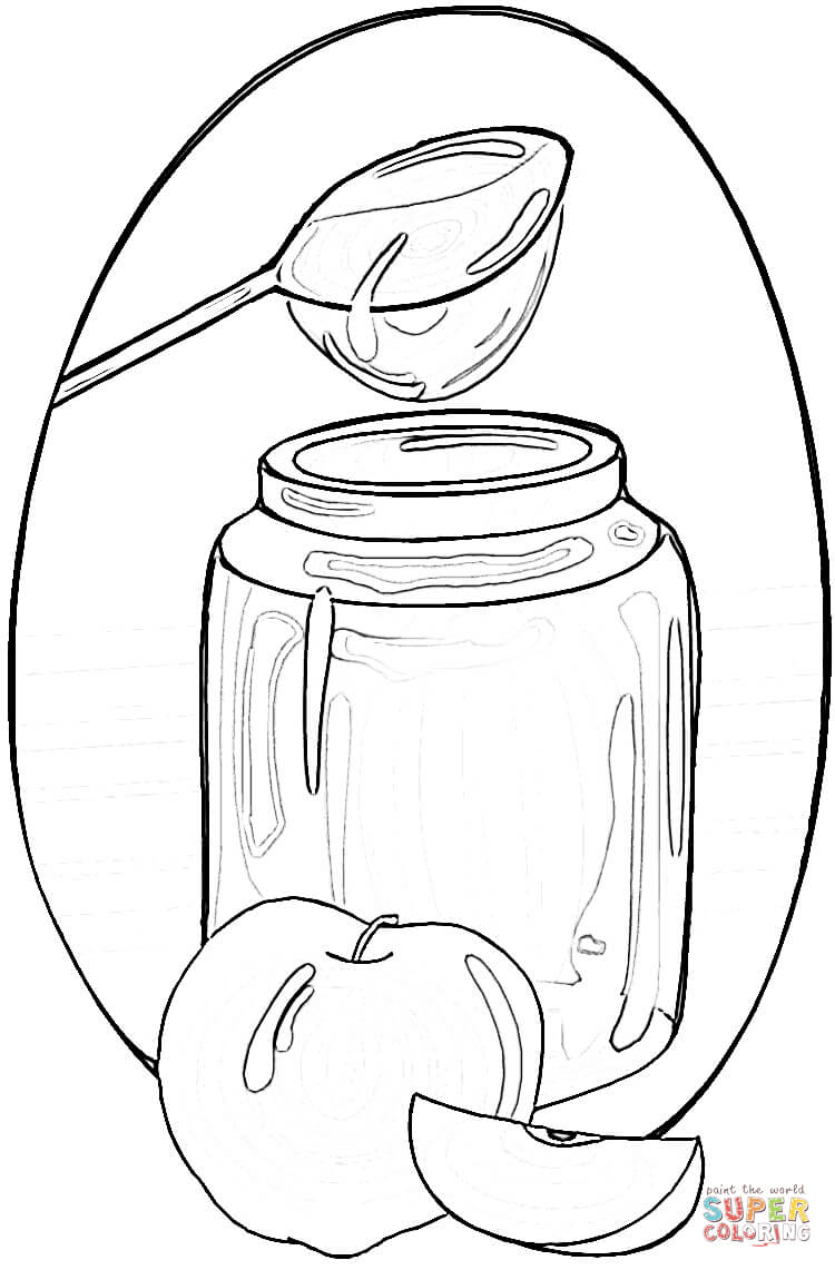 30 Mouth-Watering Apple Coloring Pages Printable 30