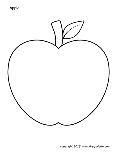 30 Mouth-Watering Apple Coloring Pages Printable 9