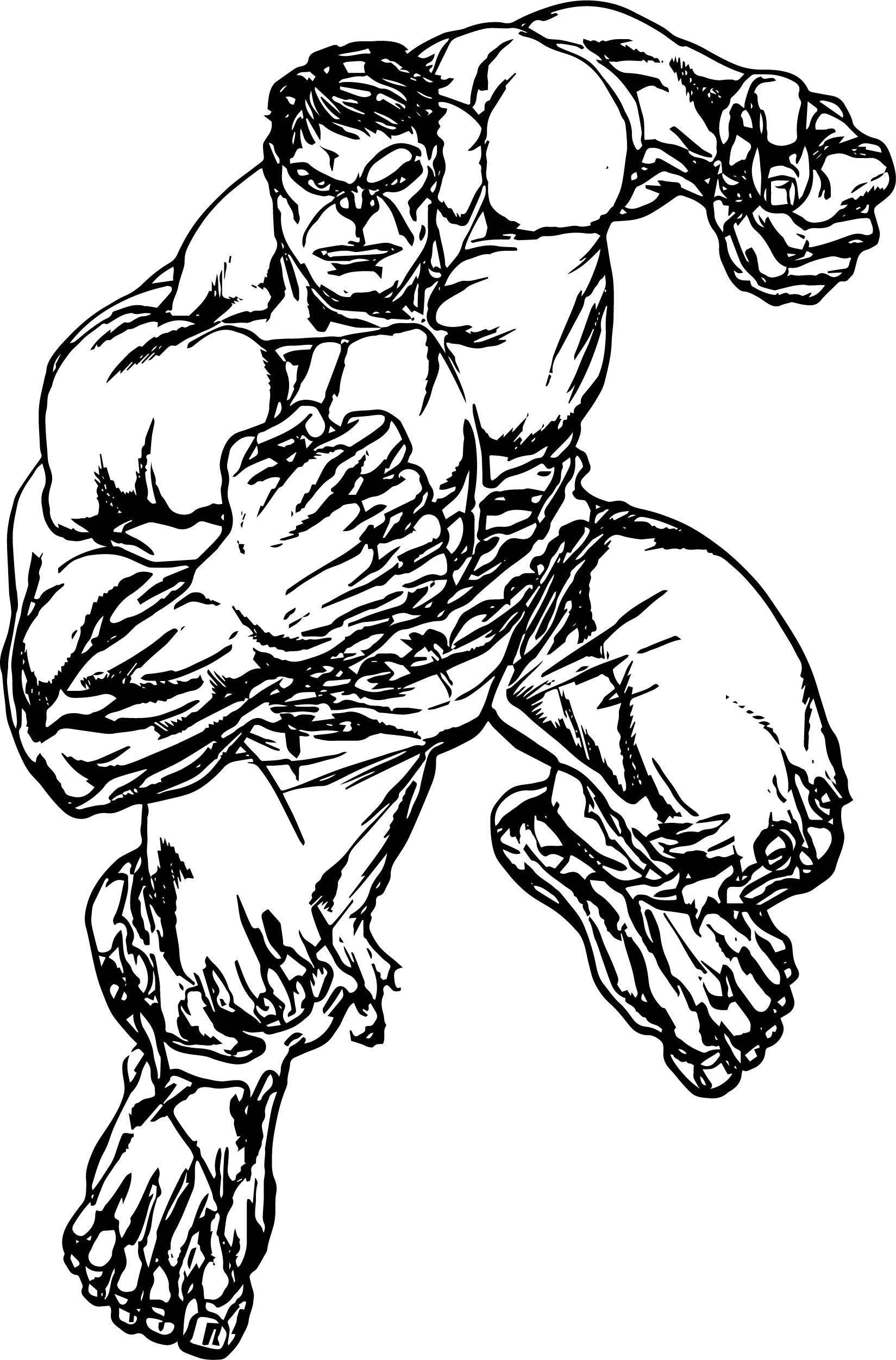 31 Mighty Hulk Coloring Pages Printable 1