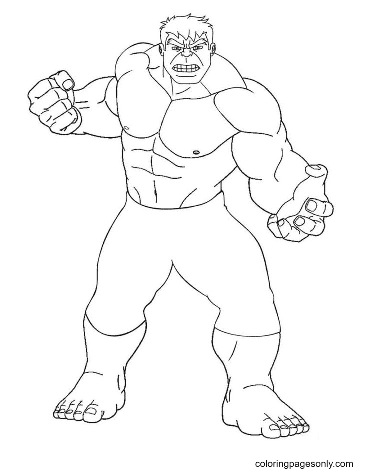 31 Mighty Hulk Coloring Pages Printable 29