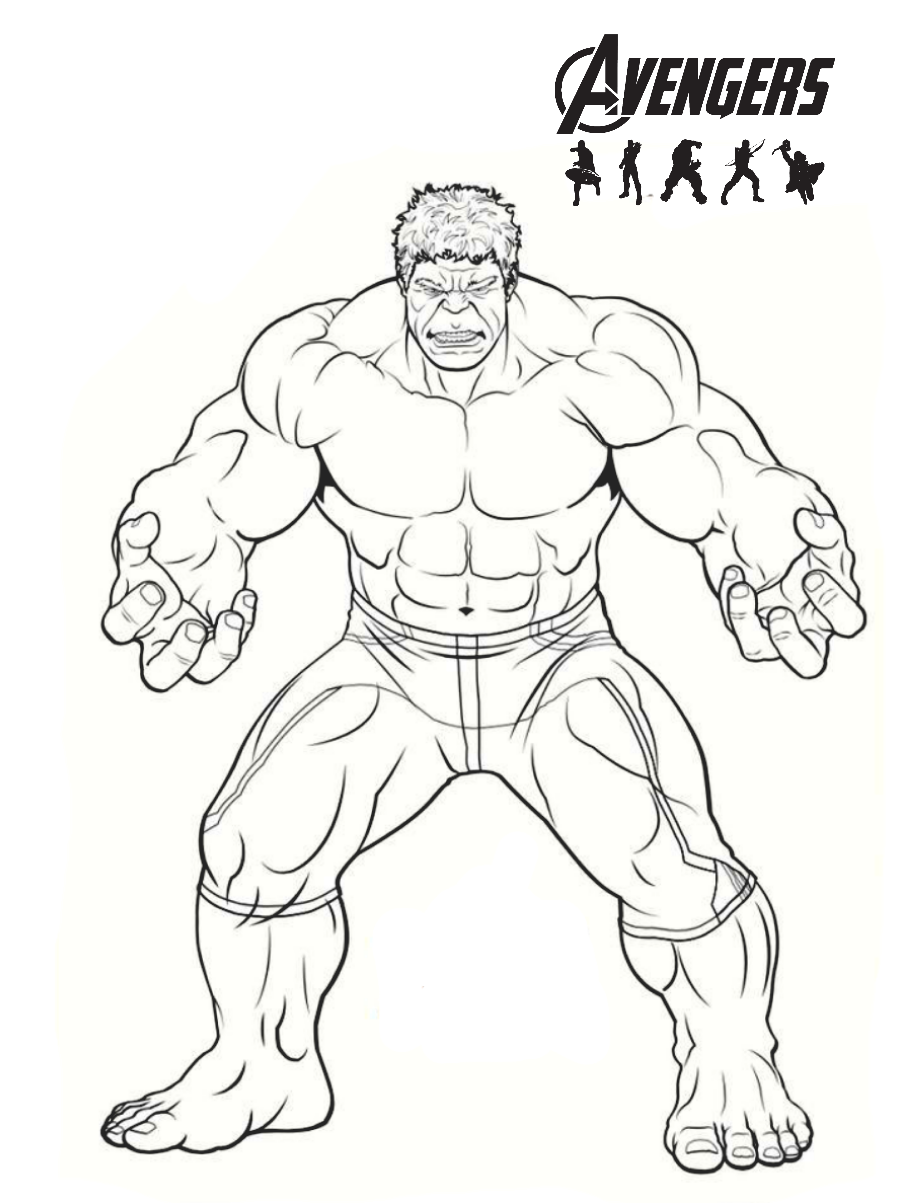 31 Mighty Hulk Coloring Pages Printable 30