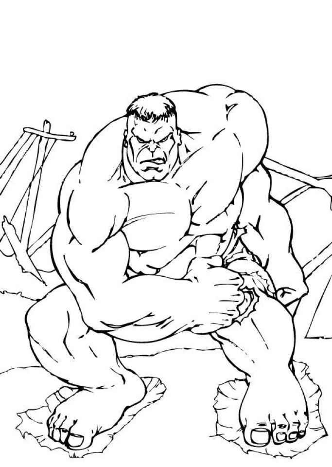 31 Mighty Hulk Coloring Pages Printable 8