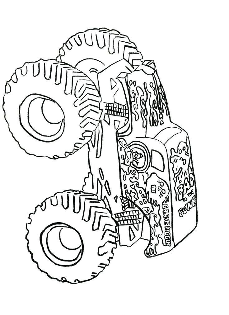 32 Thrilling Monster Jam Coloring Pages Printable 20