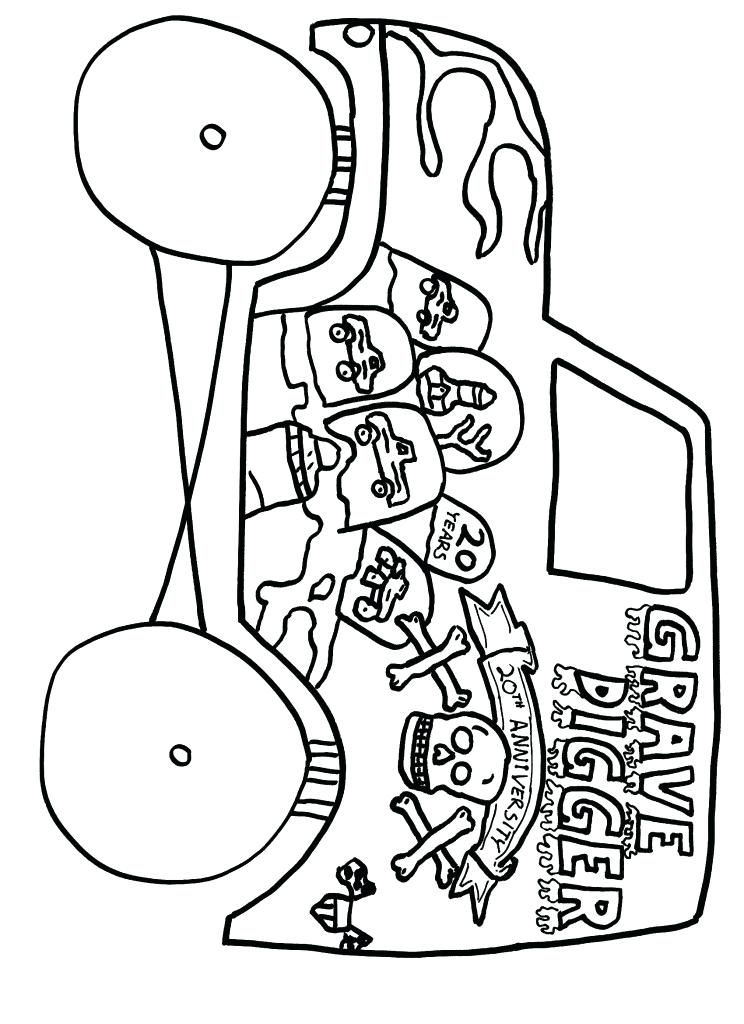 32 Thrilling Monster Jam Coloring Pages Printable 24