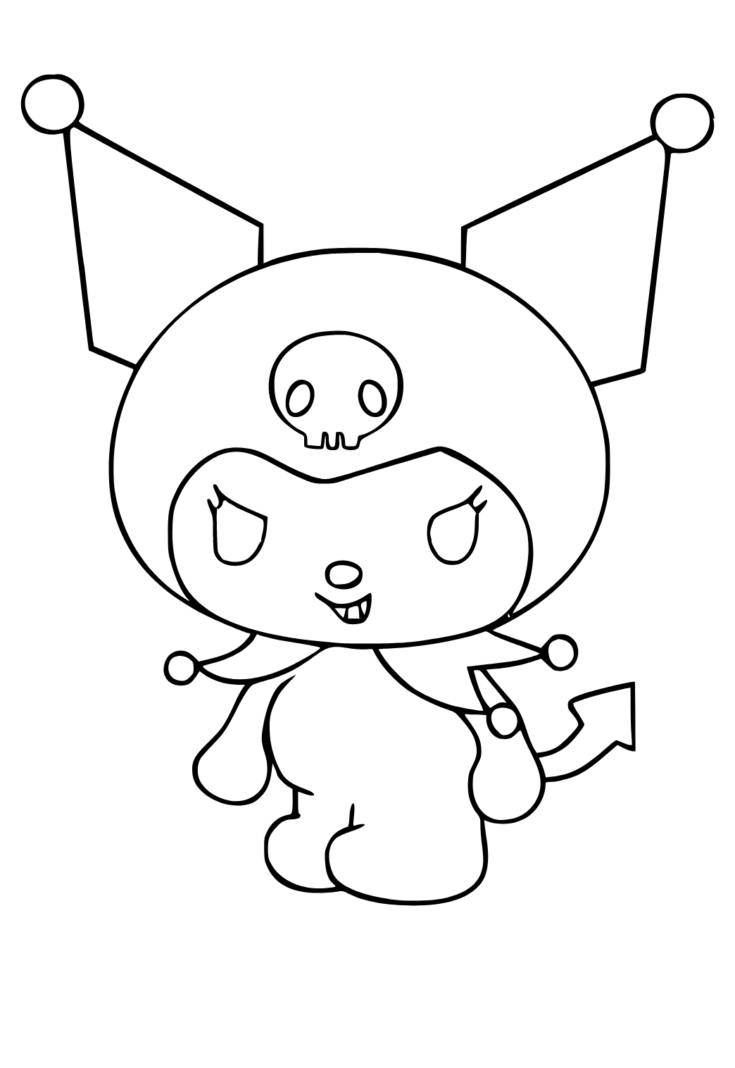 33 Cute Kuromi Coloring Printable Coloring Craze