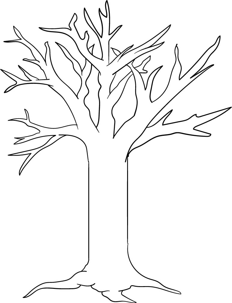 35 Graceful Tree Coloring Pages Printable 14