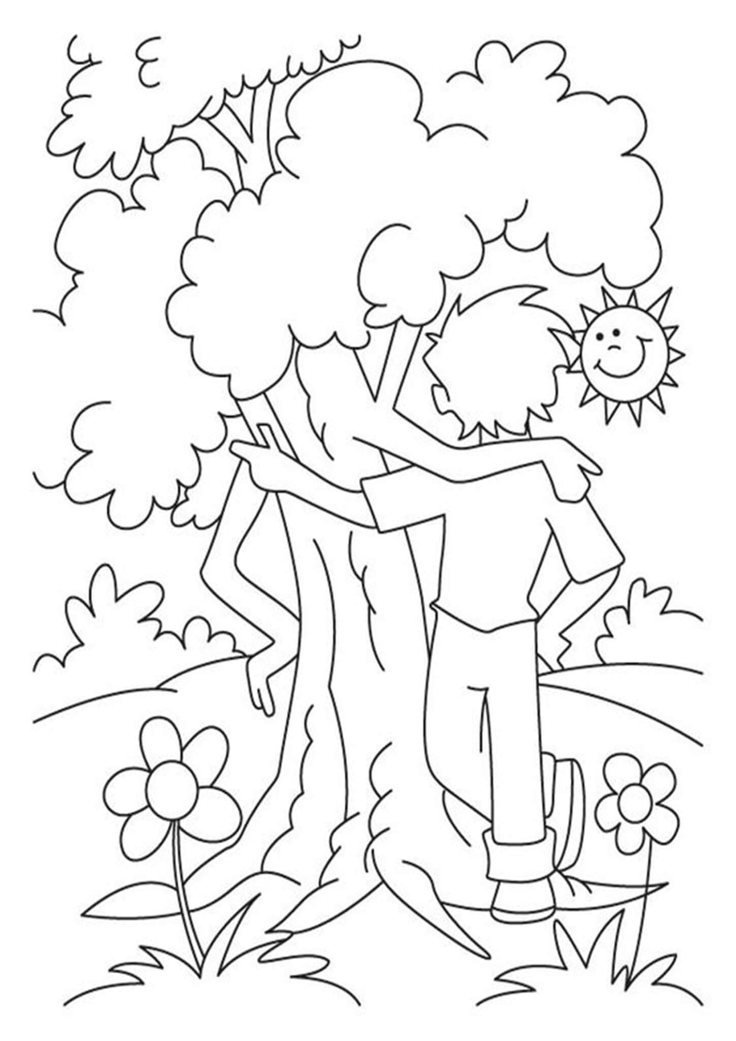 35 Graceful Tree Coloring Pages Printable 27