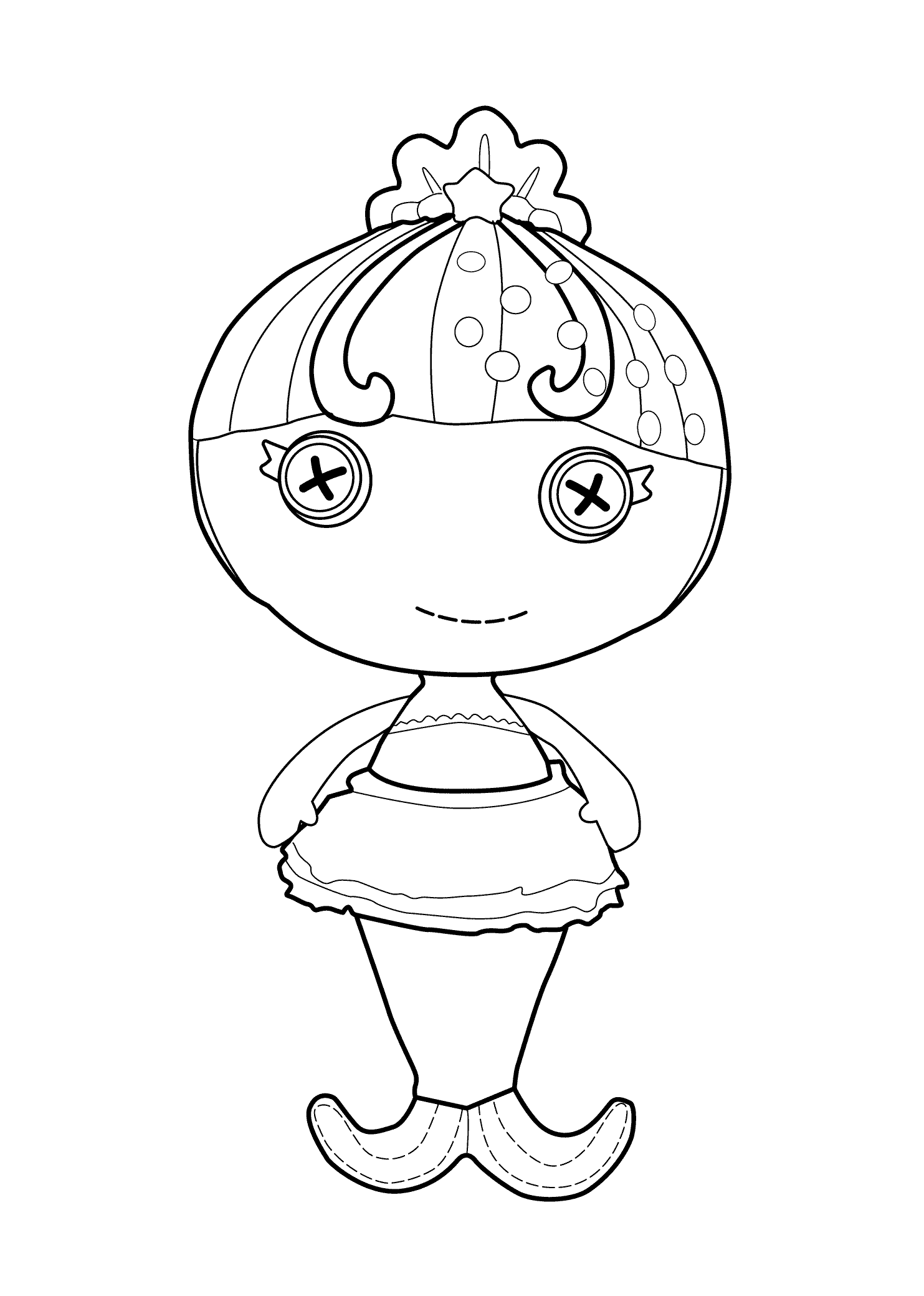 36 Classic Dolls Coloring Pages Printable 13