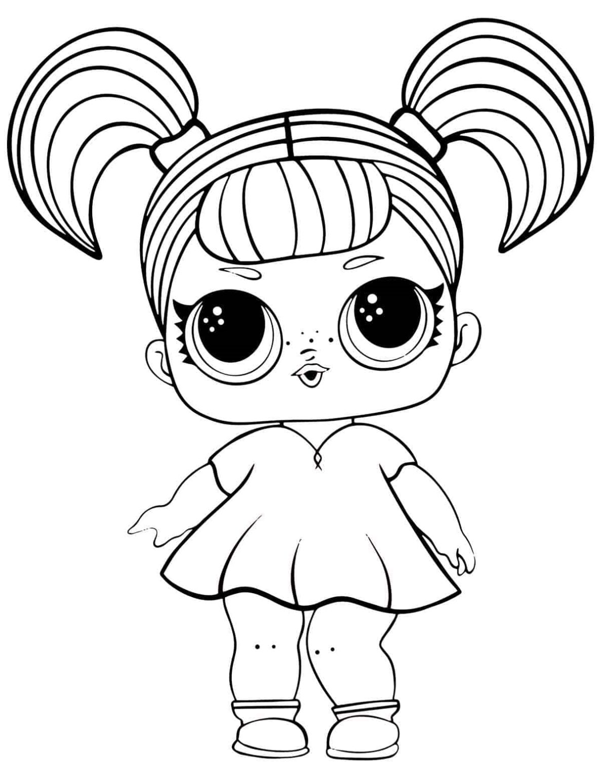 36 Classic Dolls Coloring Pages Printable 16