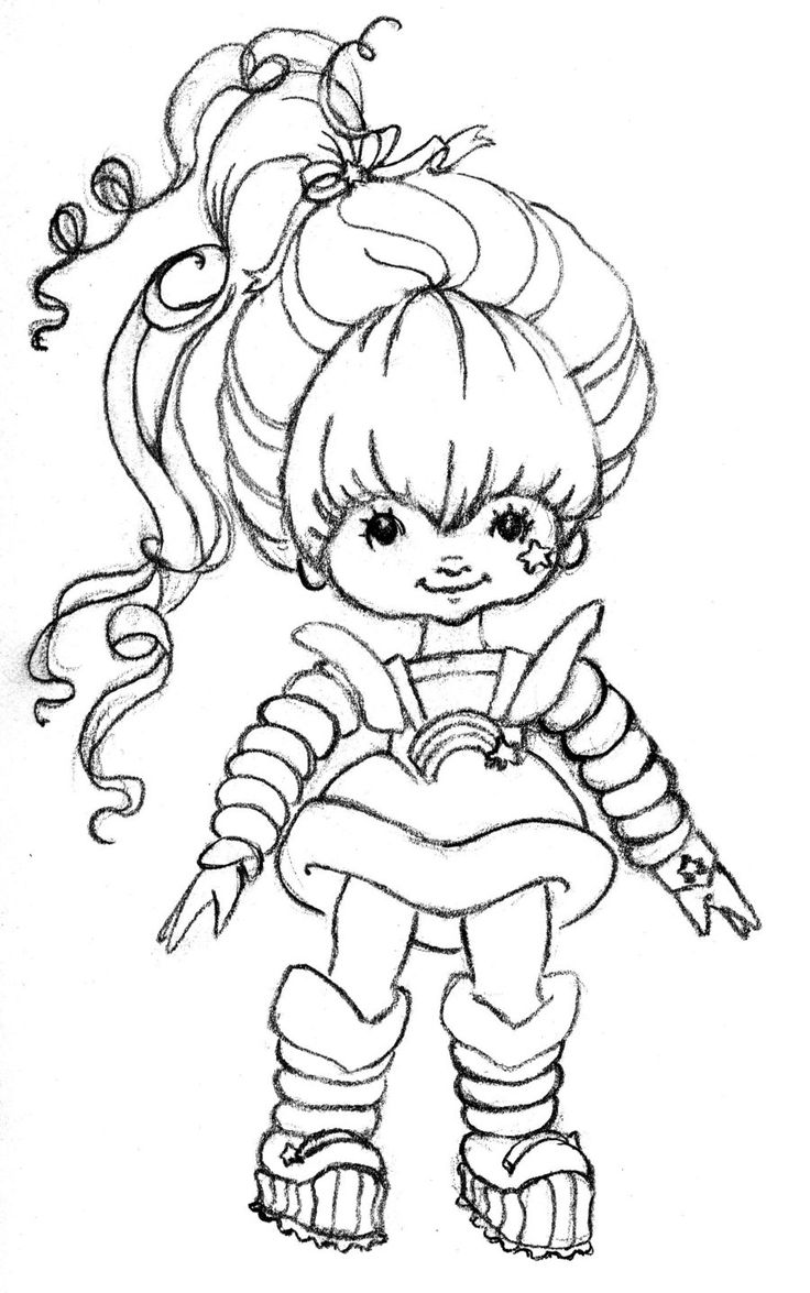 36 Classic Dolls Coloring Pages Printable 21