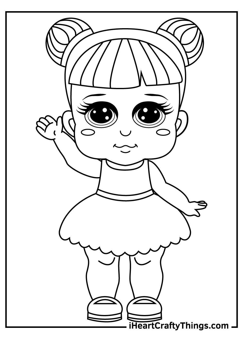 36 Classic Dolls Coloring Pages Printable 26