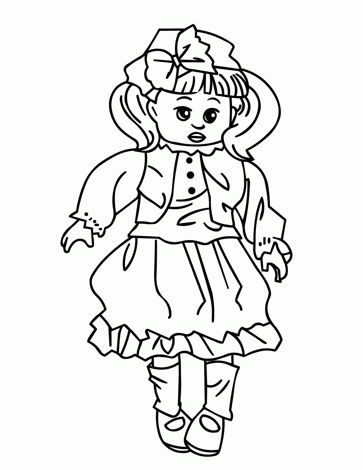 36 Classic Dolls Coloring Pages Printable 29