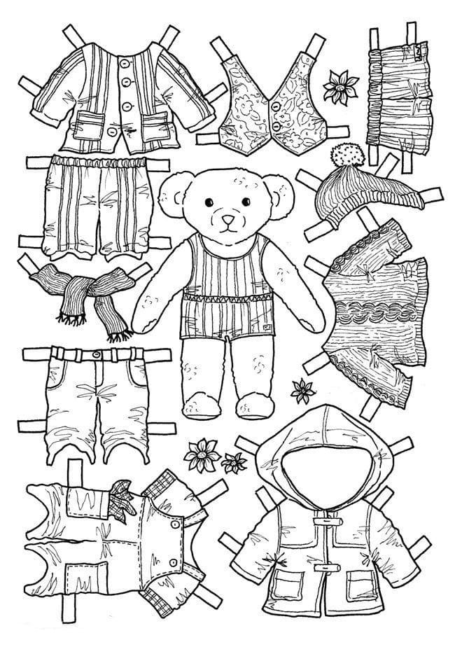 36 Classic Dolls Coloring Pages Printable 35