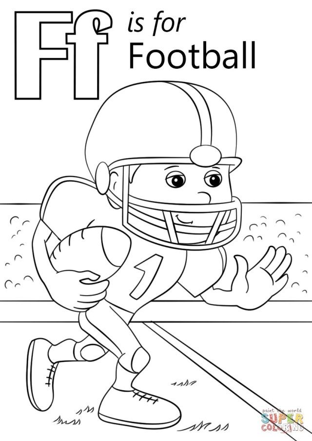 36 Exciting Football Coloring Pages Printable 10