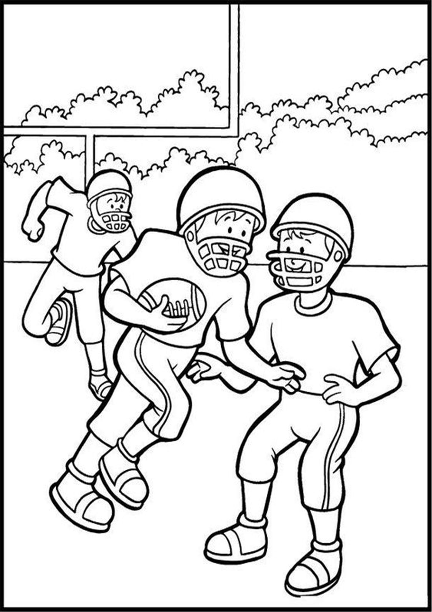 36 Exciting Football Coloring Pages Printable 13