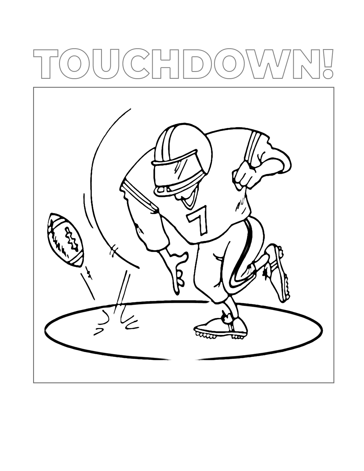 36 Exciting Football Coloring Pages Printable 21