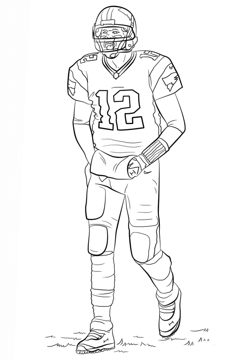 36 Exciting Football Coloring Pages Printable 29