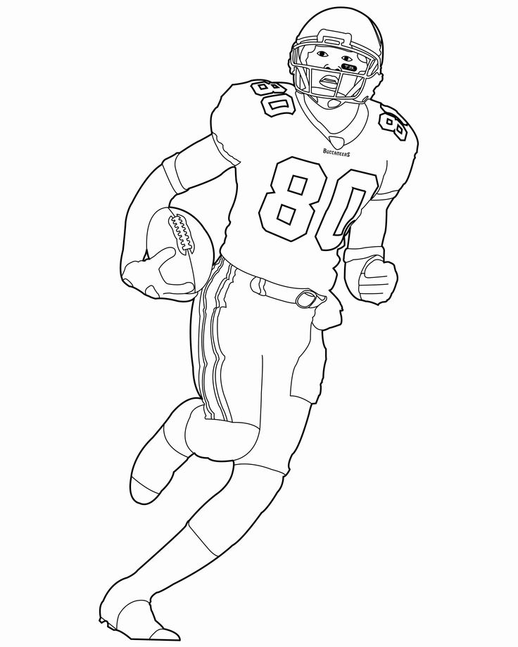 36 Exciting Football Coloring Pages Printable 3