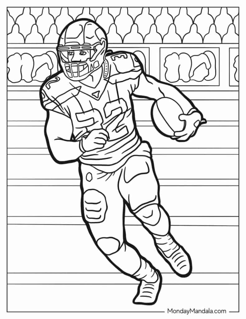 36 Exciting Football Coloring Pages Printable 32