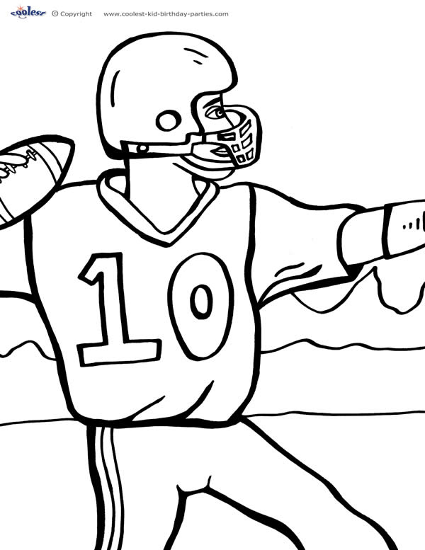 36 Exciting Football Coloring Pages Printable 33