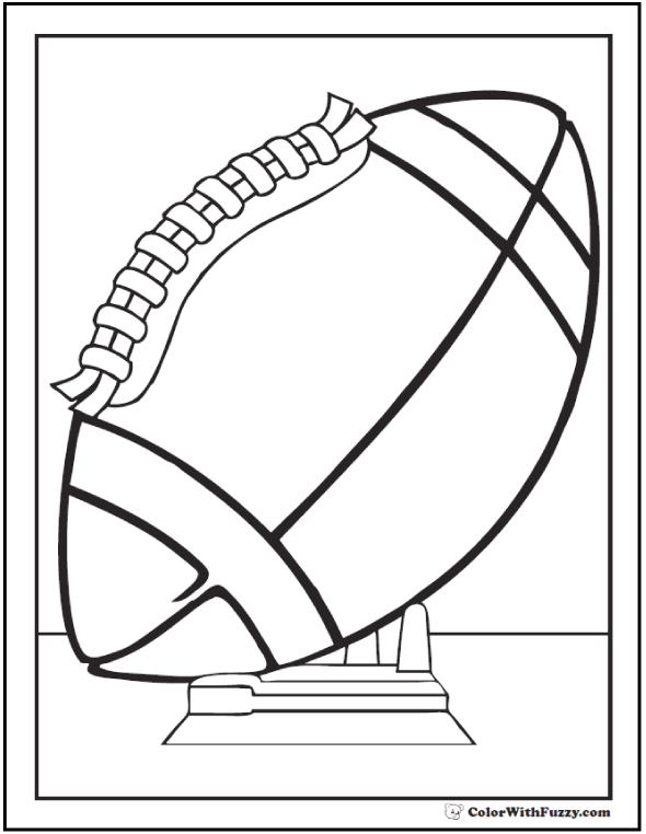 36 Exciting Football Coloring Pages Printable 34