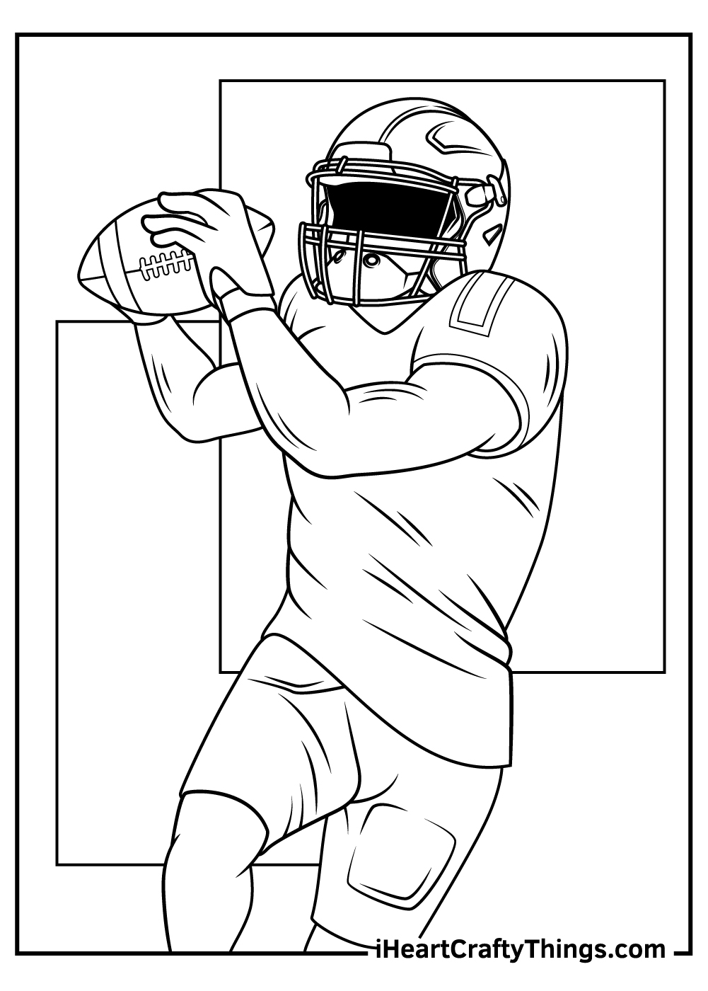 36 Exciting Football Coloring Pages Printable 5