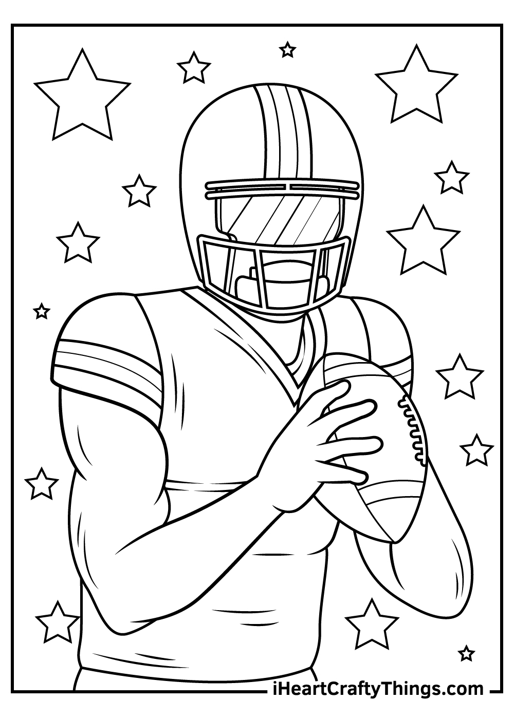 36 Exciting Football Coloring Pages Printable 6