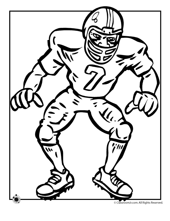 36 Exciting Football Coloring Pages Printable 9