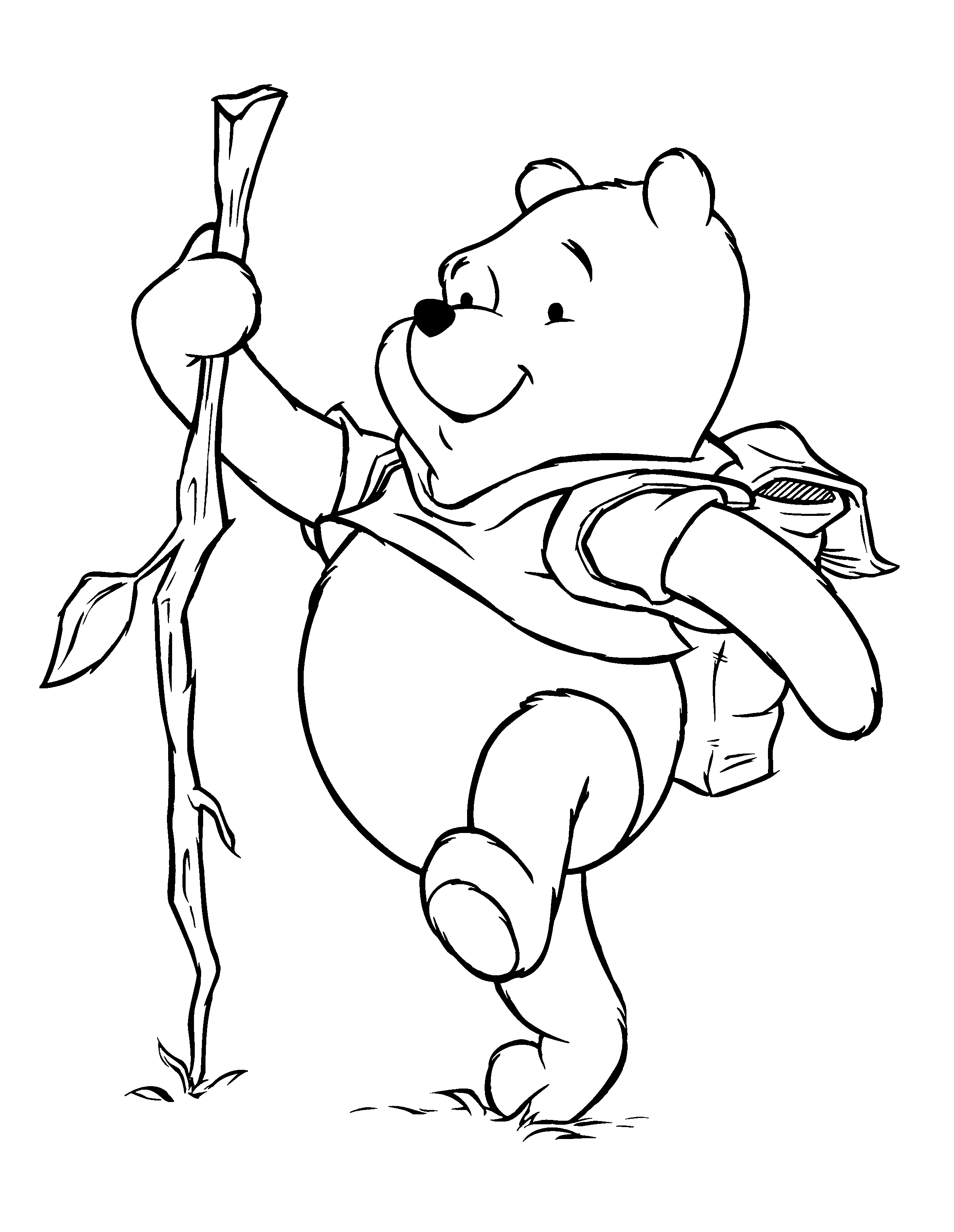 37 Adorable Winnie The Pooh Coloring Pages Printable 15