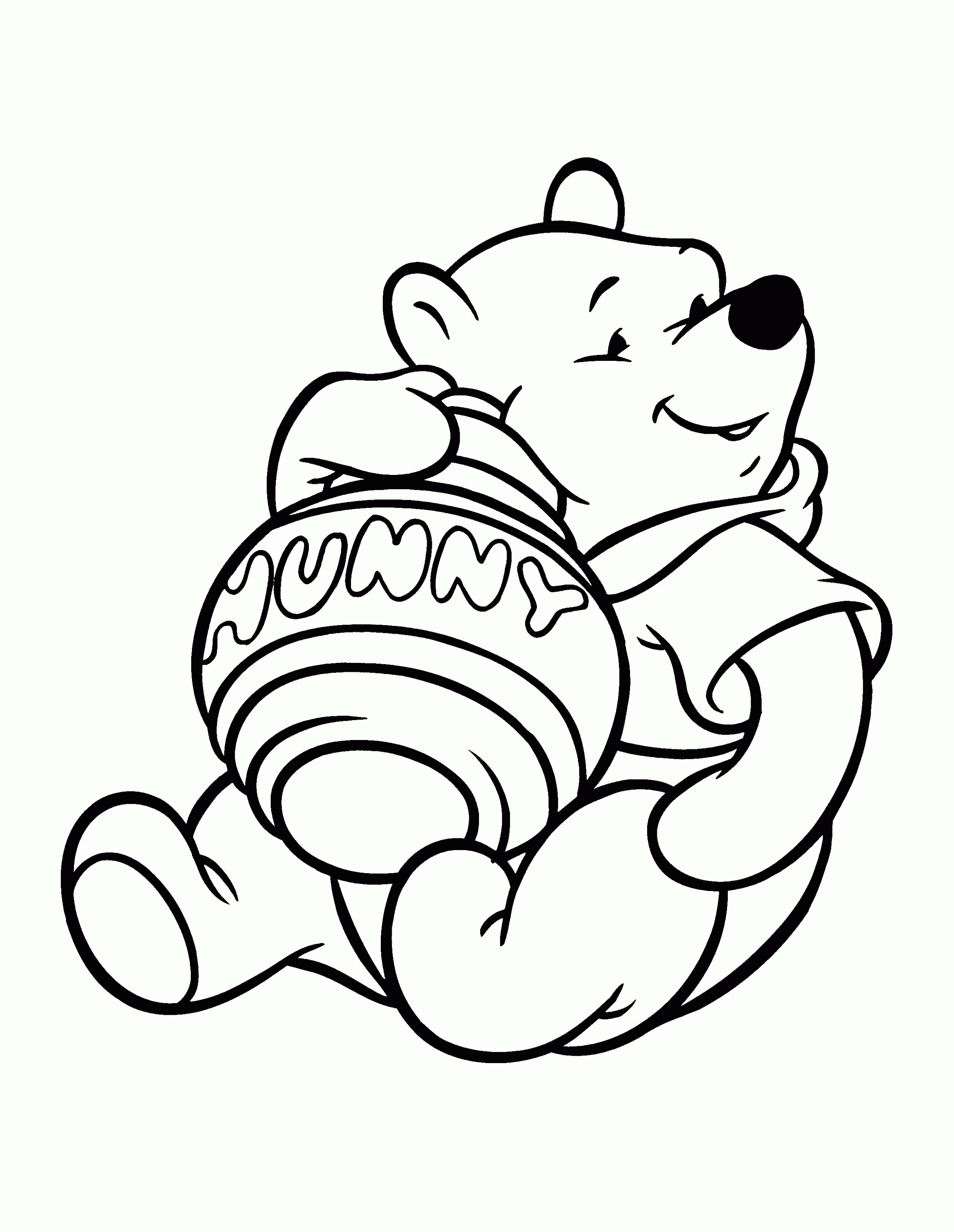 37 Adorable Winnie The Pooh Coloring Pages Printable 19