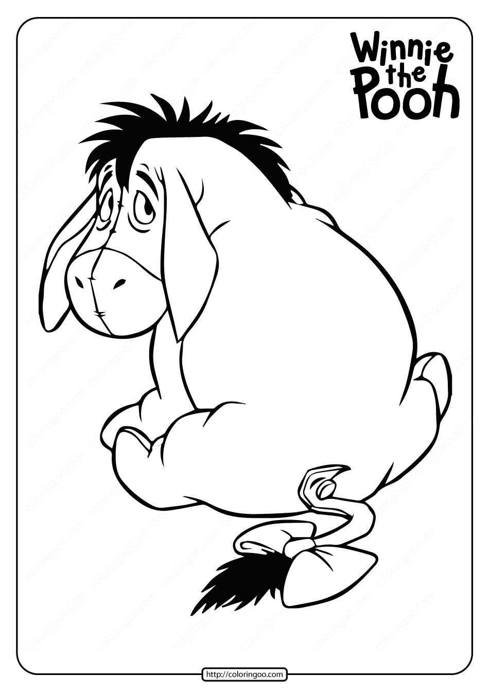 37 Adorable Winnie The Pooh Coloring Pages Printable 23