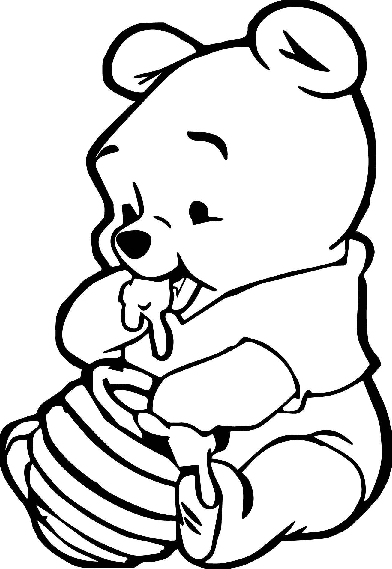 37 Adorable Winnie The Pooh Coloring Pages Printable 24