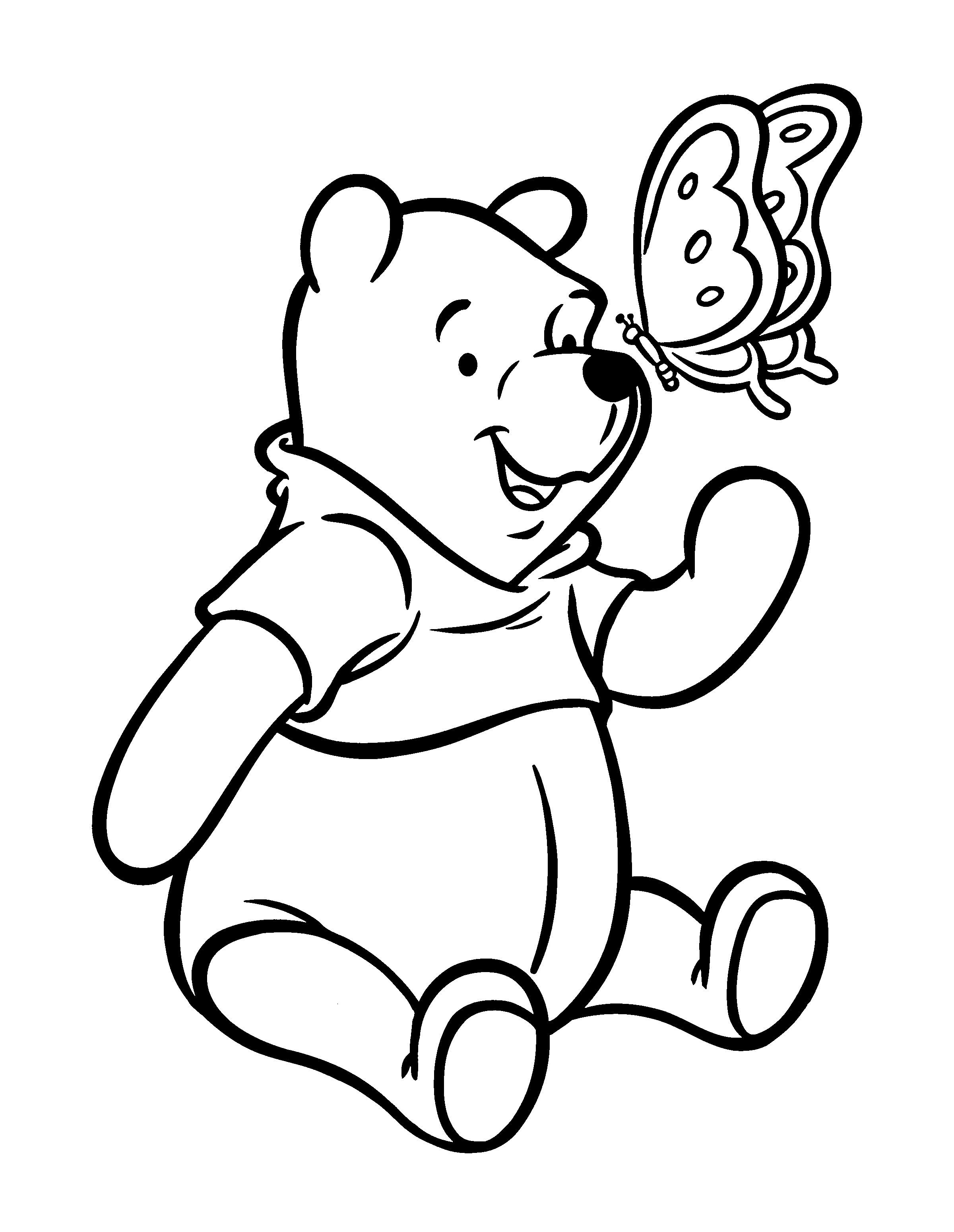 37 Adorable Winnie The Pooh Coloring Pages Printable 26