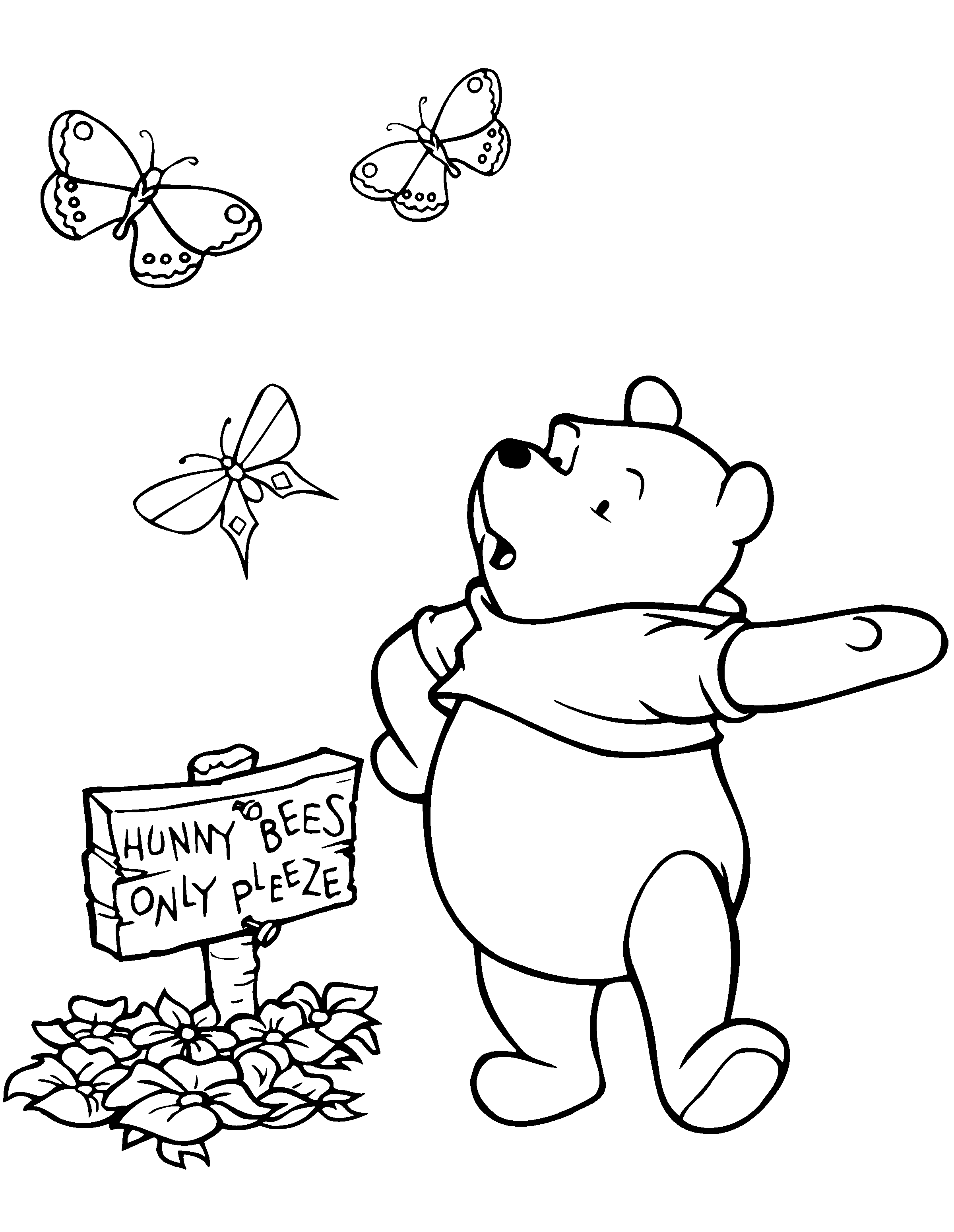 37 Adorable Winnie The Pooh Coloring Pages Printable 30