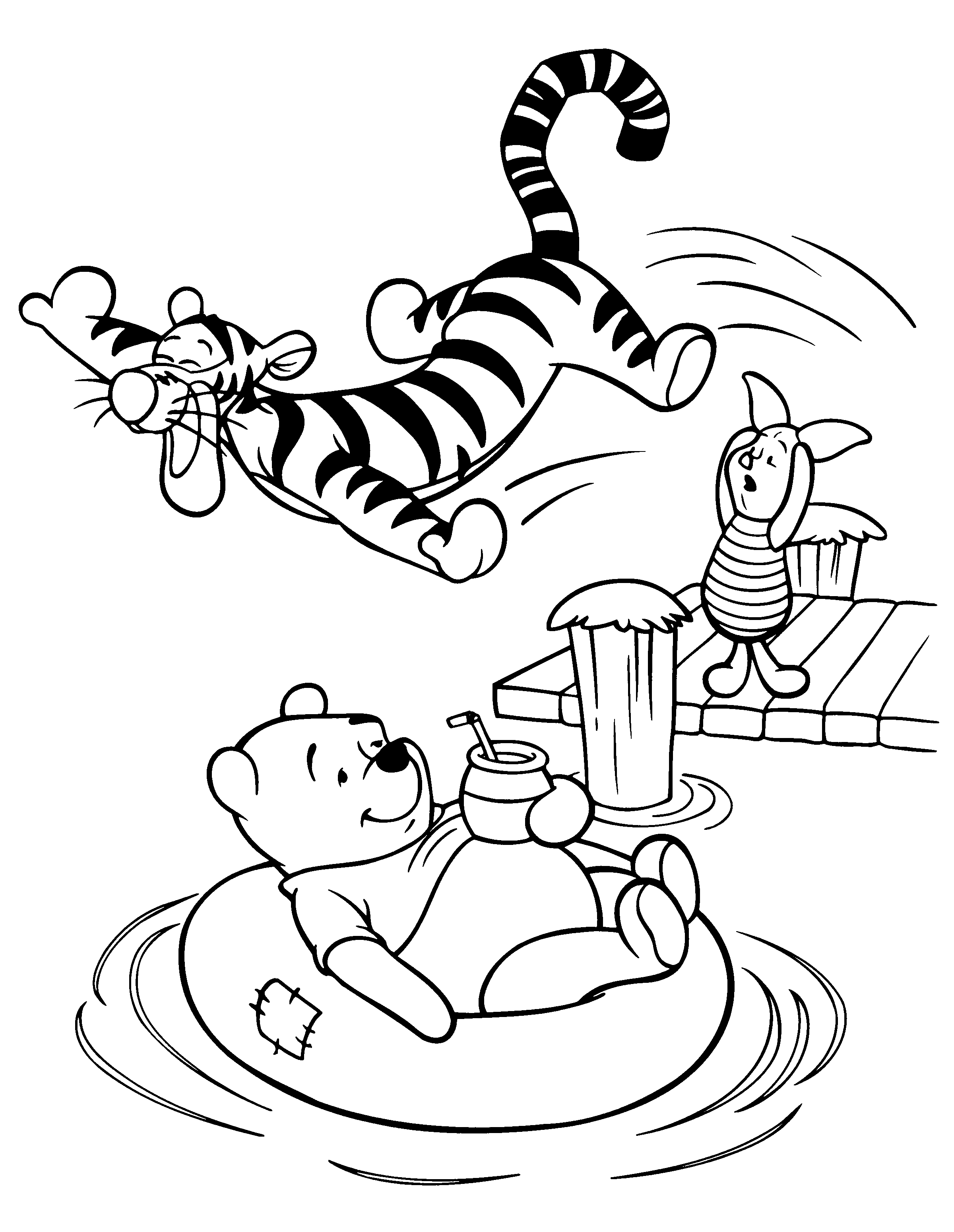 37 Adorable Winnie The Pooh Coloring Pages Printable 33