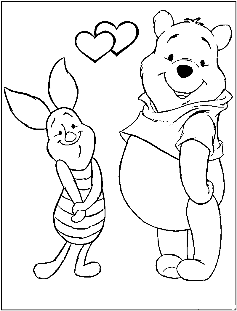 37 Adorable Winnie The Pooh Coloring Pages Printable 35