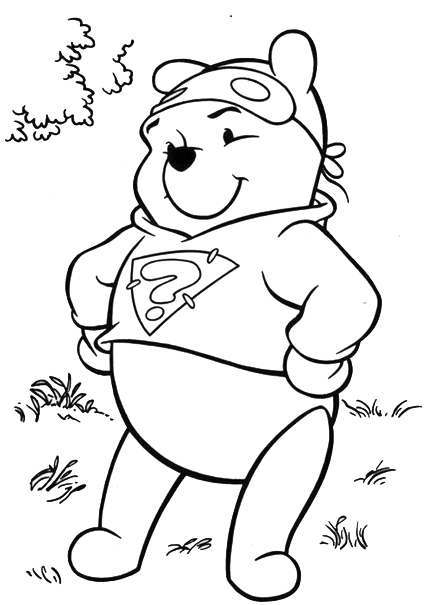 37 Adorable Winnie The Pooh Coloring Pages Printable 6