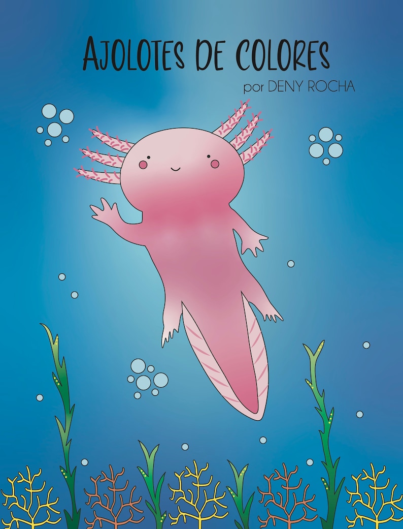 39 Cool Printable Axolotl Coloring Pages 19