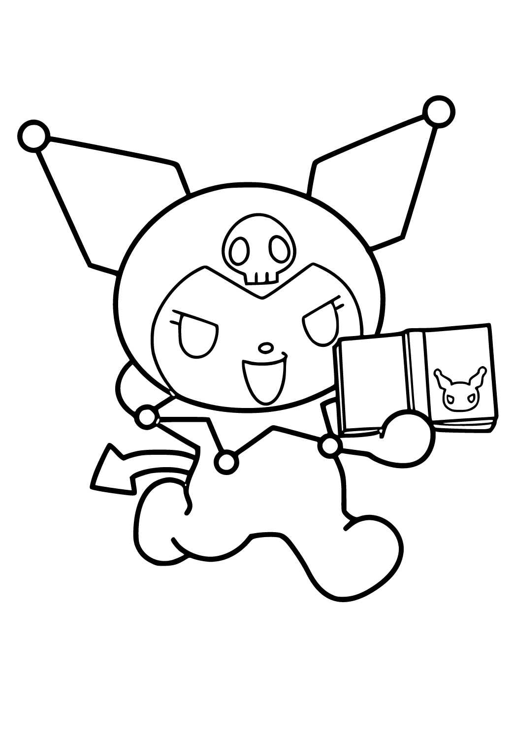 40 Drawing for Coloring Kuromi Printable