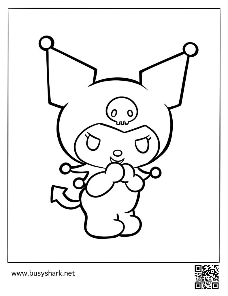 42 Kuromi Coloring Pages Navidad Printable