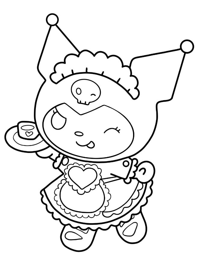 44 Free Printable Coloring Pages Kuromi Printable