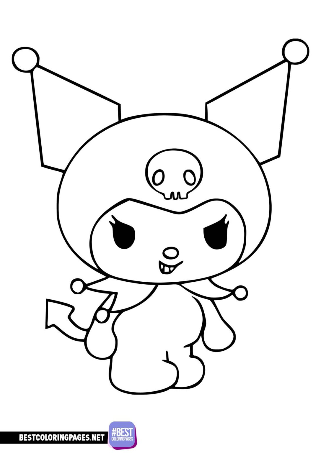 49 Coloring Pages for Kids Kuromi Printable