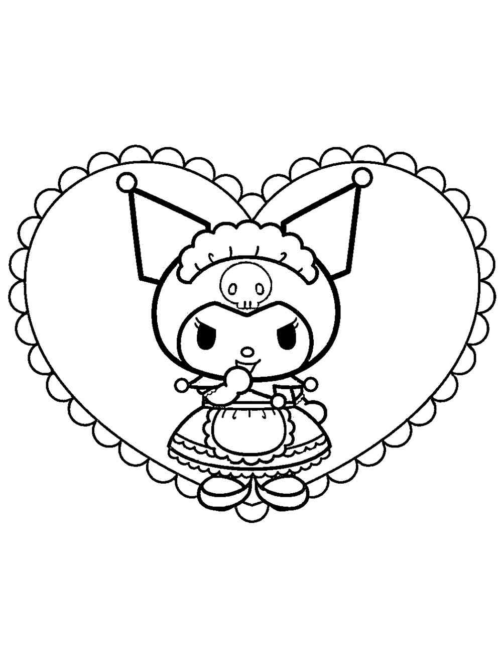 50 Coloring Books Kuromi Printable