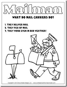 68 Mailman Coloring Pages Printable 22