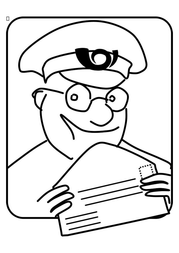 68 Mailman Coloring Pages Printable 23